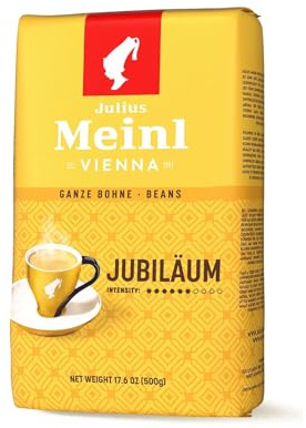 Julius Meinl: Jubilaum Blend, Genuine Viennese Medium Roast Coffee Beans, 500g / 17.6oz