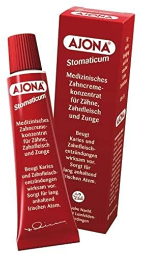 12x Ajona Stomaticum Toothpaste 25ml (12x 25ml) by Ajona