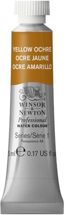Winsor & Newton Professional Watercolor, 5ml Tube, Yellow Ochre