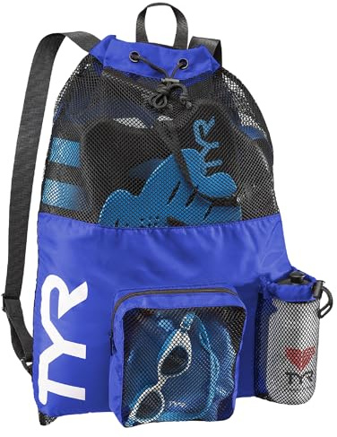 TYR Unisex's Big Mesh Mummy Backpack Bag, Royal Blue, One Size