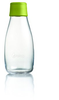 ApS Retap 0,3 litro Botella de Agua o Peque o Cristal de borosilicato, de Manga Corta
