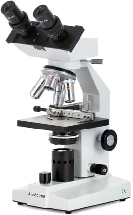 AmScope B100B-MS 40X-2000X Binokularmikroskop mit Mechanisch Bühne