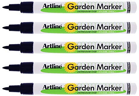 Elixir Gardens Artline Garden Marker Pen for Plant Labelling x 5