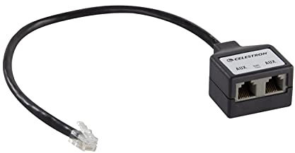 Celestron 93919 Aux Port Splitter, Black