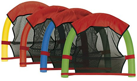 Beco 9614 Wassersitz, Schwimmsitz ohne Poolnudel, Rot, gelb, Universalgröße