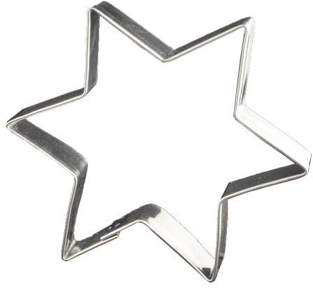 LARES Ausstecher/Ausstechform Stern - für Kekse, Plätzchen, Lebkuchen & Co - Größe: 12cm, Höhe: 1,7cm - Made in Germany