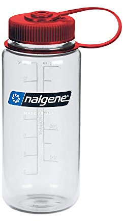 Nalgene Trinkflasche Wide Mouth 0.5L, Transparent, 0.5 l
