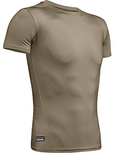 Under Armour Men's Tactical HeatGear® Compression Short Sleeve T-Shirt SM Brown