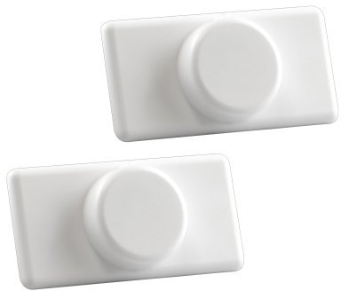 Rollomagnet für Rollo-Unterleiste, Weiss (2er Set), Victoria M.