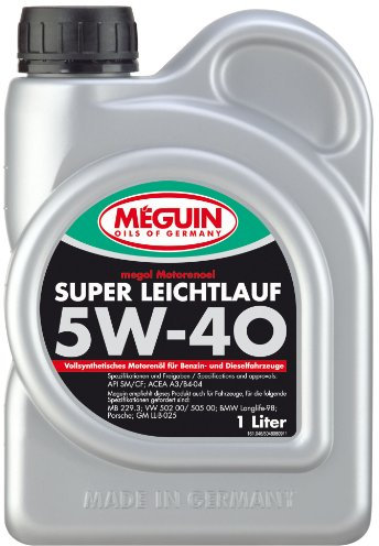Meguin Megol Super Leichtlauf SAE 5W-40 vollsynthetisch | 1 L | vollsynthetisches Motoröl | Art.-Nr.: 4808