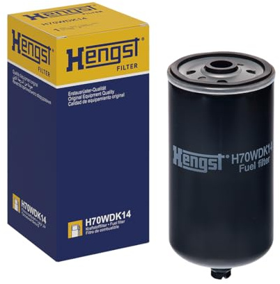 HENGST - Kraftstofffilter H70WDK14 - Hochwertiger Kraftstoff-Anschraubfilter für KFZ - Entfernt Staub und Schmutz aus Otto- oder Dieselmotoren - Schützt das Einspritzsystem | H70WDK14, Kraftstofffilter
