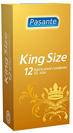 Pasante King Size (Large) Condoms - Pack of 12