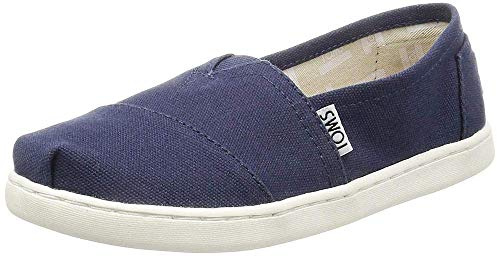 TOMS Unisex Kids Alpargata Loafer Flat, Navy, 5 UK