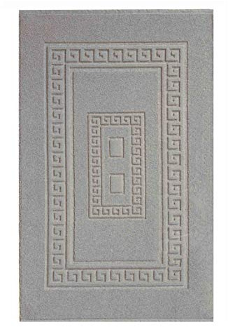 Casatessile Torino Tapis de Salle de Bain en éponge 60X90 cm - Grigio - Grise