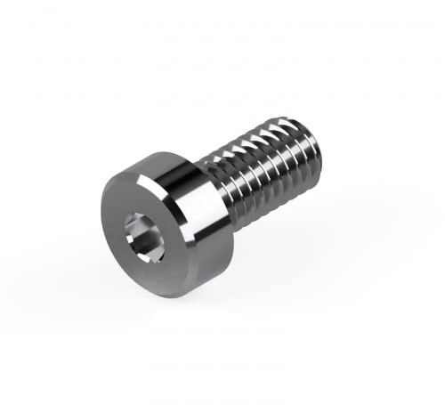 100 Edelstahl V2A Innensechskant Zylinderkopfschrauben niedrig DIN 7984 A2 M6x10