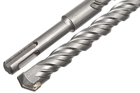 UK Drills - SDS Plus Hammer Drill Bit - Tungsten Carbide Tip, Fully Hardened Tool - To Be Used in Granite, Concrete & Masonry - 10.0mm x 450mm
