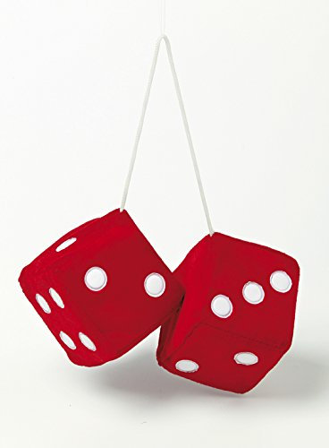 Sumex JUMBO40 Double de en Peluche à Suspendre 9x9cm - Rouge