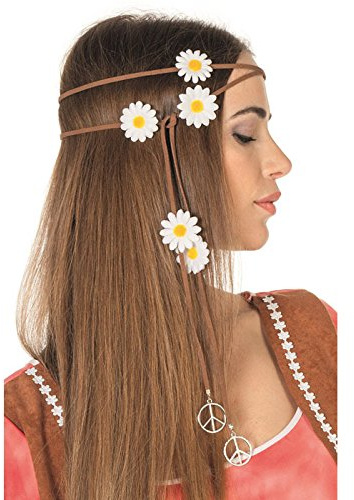 PARTY DISCOUNT 70er Jahre- und Hippie-Accessoires für Damen und Herren, Karneval und Mottopartys