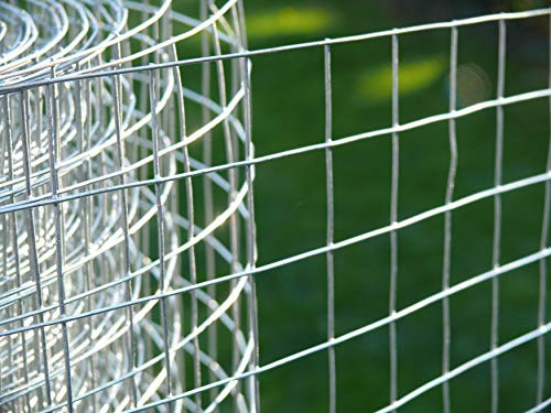 Handy Roll of Wire Mesh 3ft Tall 1x1 Holes 16G Fox/Dog Proof & Cat Safe 6 Meter Roll - 4wire