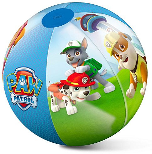 Mondo Toys - Paw Patrol Beach Ball - Pallone da Spiaggia Colorato - gonfiabile ideale per giocarci in acqua - adatto a bambini / ragazzi / adulti - 50 cm. di diametro - 16630