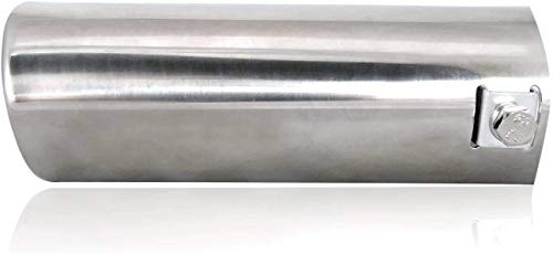 SPORT CHROME UNIVERSAL EXHAUST PIPE TIP TRIM STAINLES STEEL