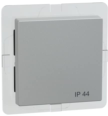 Schneider Electric Merten Wippe IP44 für Schalter, 1-fach, System M, aluminium, Artikelnummer 433060