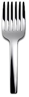 Alessi Tibidabo KL13 - Gabel für Design Spaghetti, 18/10 Edelstahl, Poliert, 4 x 27 x 40 cm, Silber