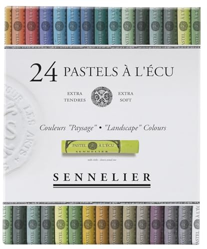Sennelier Savoir Faire, weiche Pastellkreide, 24 Stück, Querformat