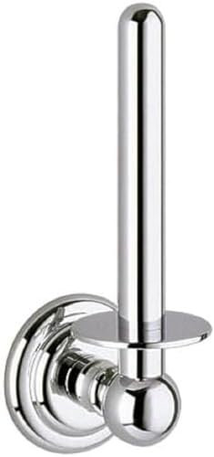 KEUCO Ersatz-Rollenhalter aus Metall, Hochglanz-verchromt, WC-Rollenhalter für Badezimmer und Gäste-WC, 1 Rolle, Toilettenpapier-Halter, Astor