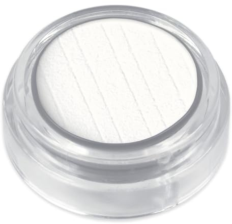 GRIMAS Eyeshadow/Rouge 2g, Farbe 001 weiß, farbintensiver Lidschatten, hochpigmentiert, sehr hautfreundlich, vielseitig einsetzbar