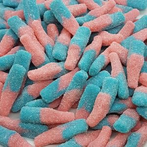 BONBONS mini bouteille cola bleu rose rouge jaune pour bar à bonbons sachet 1kg