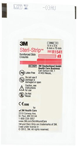 3M HEALTH CARE MMR1541 WOUND CLOSURE STERI-STRIP 6X75MM (3 PK) (Pack of 50)