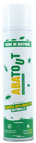 ABATOUT - Barrière anti-insectes terre de diatomée - 400 ml | Action mécanique contre les insectes rampants - idéal usage vertical - sans insecticide