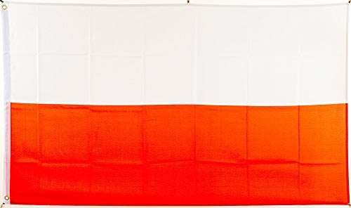 Everflag Flagge Polen 90 x 150 cm mit Ösen + Aufkleber