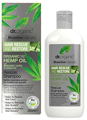 Dr. Organics Tratamiento Capilar Restaurador De Cáñamo Anticaida-Fortalecedor Hälsa Och Personlig Vård