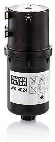 MANN-FILTER, WK 9024 Kraftstofffilter | Für PKW, Schutz des Kraftstoffsystems, Injektorschutz, Zuverlässige Kraftstoffversorgung, Echte OE-Technologie