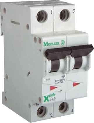 Eaton 278644 Leitungsschutzschalter, 10A, 1P+N, B-Char