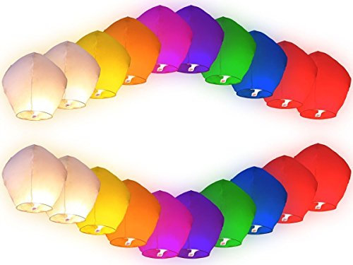 20 lampes Alsino lanternes de ciel.