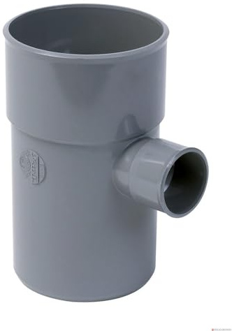 Embranchement NICOLL mâle femelle 87°30 simple - Ø 100/40mm - BT78 | Culotte PVC gris réduit 87 degrés30 - Diamètre 100 - 40 - 100 mm - Double emboîture - Nicoll