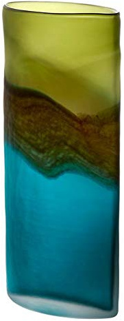 CRISTALICA Glasvase Blumenvase Blütenvase Dekovase Virginia 34,5cm groß