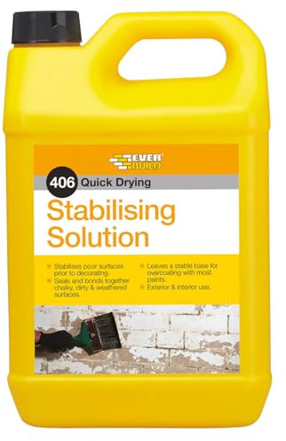 Everbuild 406 Quick Drying Stabilising Solution – Clear – 5 Litre
