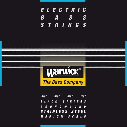 Warwick Black Label - Bass Saitensatz 4-Saiter Medium Light 040-100