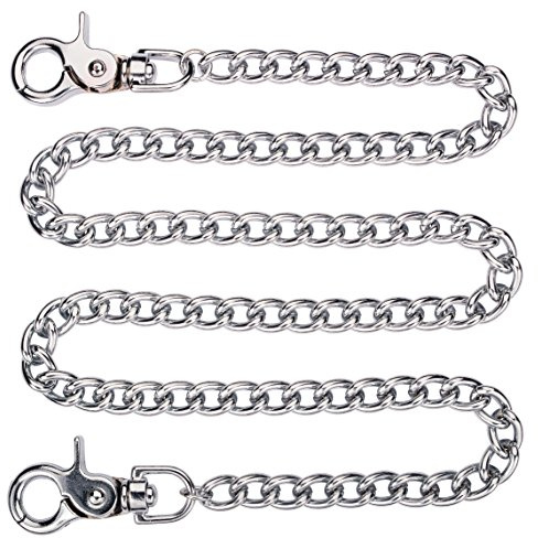 Herbertz Unisex Jumbo-messerkette, Verchromt, 2 Karabinerhaken Messer, grau, M EU