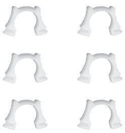 Liedeco Endfeststeller Universal für Gardinenschienen, Vorhangschienen