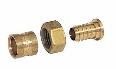COMAP Raccord PER à glissement - Droit à écrou tournant - Diamètre ⌀20x1,9 mm - Femelle 3/4 (20x27) - Pexy pour Tubes PER - 4266