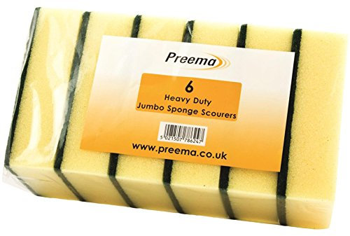 Cater24/7 Jumbo Sponge Scourers (Pack of 6)