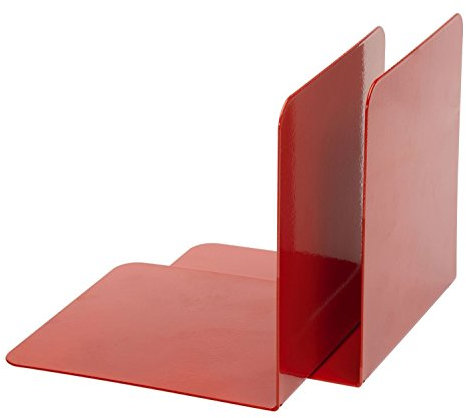 ALCO-Albert 4302-12 Serre-livres en métal 130x140x140 mm, pcs.2, rouge