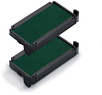 Trodat 1099898 Ersatzkissen 1099898 für Printy 4911, 4911 Typo, 4800, 4820, 4822, 4951 – Stempelfarbe grün, 2er-Pack | kein Verblassen - lichtecht, saubere Finger durch patentierten Kissenwechsel, Abdruck rasch trocknend, dokumentenecht