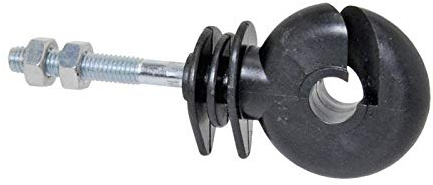 25x Ringisolator, metrisches Gewinde, 6mm x 36mm für den Weidezaun