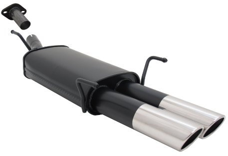 Novus Sportauspuff Gruppe N 2x76mm SR-Design